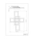 Wilton Triple Square Integrated Led Semi Flush Ceiling Light Matt White 3000-4000-6000K-10