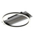 Norberto Integrated Led Semi Flush Ceiling Light Matt Black 4000K-5
