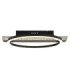 Norberto Integrated Led Semi Flush Ceiling Light Matt Black 4000K-7