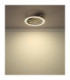 Norberto Integrated Led Semi Flush Ceiling Light Matt Black 4000K-8
