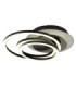 Norberto Triple Ring Integrated Led Semi Flush Ceiling Light Matt Black 4000K-8