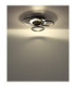 Norberto Triple Ring Integrated Led Semi Flush Ceiling Light Matt Black 4000K-10