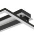 Estrada Integrated Led Semi Flush Ceiling Light Matt Black 3000K-5