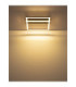 Estrada Integrated Led Semi Flush Ceiling Light Matt Black 3000K-7