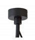 8 Light Ceiling Ceiling Pendant, 8 x 3W LED, 3000K, 1320lm, Black, Antique Brass - 4