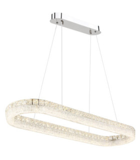 Laurel Bar Integrated Led Pendant Ceiling Light Chrome 2700-6000K-1
