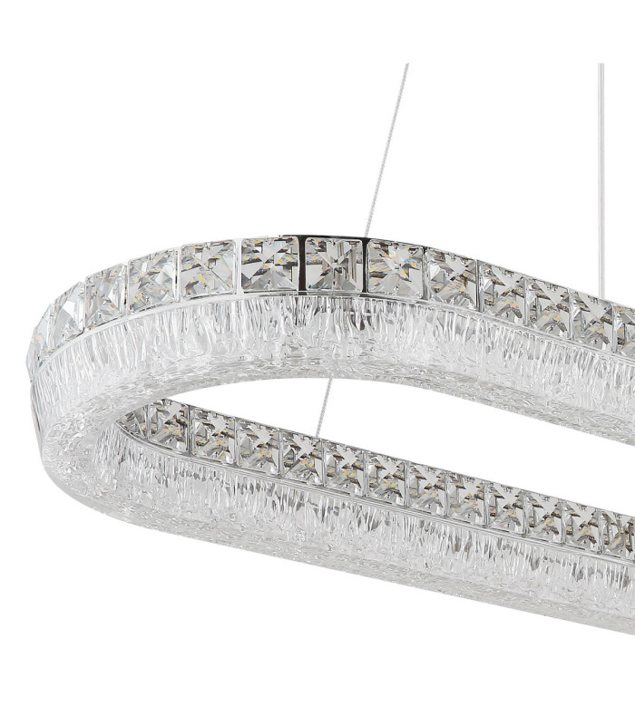 Laurel Bar Integrated Led Pendant Ceiling Light Chrome 2700-6000K-4