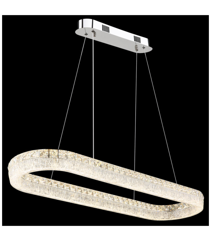 Laurel Bar Integrated Led Pendant Ceiling Light Chrome 2700-6000K-5