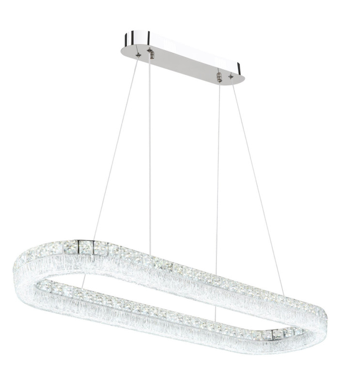 Laurel Bar Integrated Led Pendant Ceiling Light Chrome 2700-6000K-8