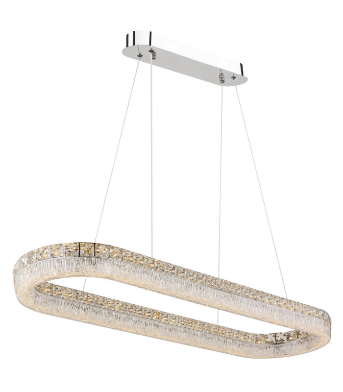 Laurel Bar Integrated Led Pendant Ceiling Light Chrome 2700-6000K-13