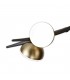 8 Light Ceiling Ceiling Pendant, 8 x 3W LED, 3000K, 1320lm, Black, Antique Brass - 7