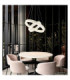 Laurel Twin Ring Integrated Led Pendant Ceiling Light Chrome 2700-6000K-10
