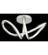 Evangeline Integrated Led Semi Flush Ceiling Light Chrome 2700-6000K-5