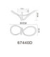 Evangeline Integrated Led Semi Flush Ceiling Light Chrome 2700-6000K-12