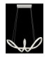 Evangeline Integrated Led Pendant Ceiling Light Chrome 2700-6000K-6