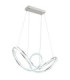 Evangeline Integrated Led Pendant Ceiling Light Chrome 2700-6000K-8