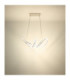 Evangeline Integrated Led Pendant Ceiling Light Chrome 2700-6000K-9