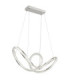 Evangeline Integrated Led Pendant Ceiling Light Chrome 2700-6000K-12