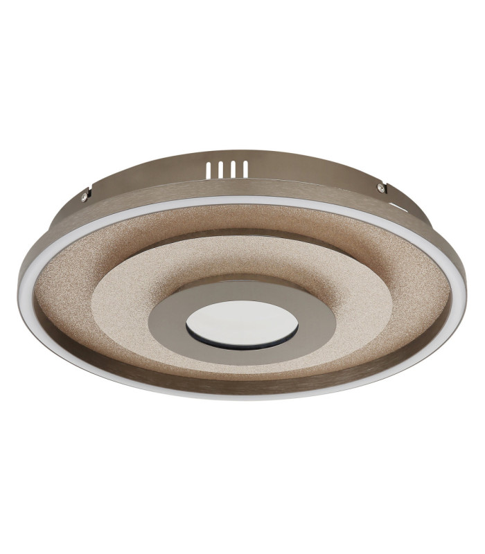 Miles Integrated Led Semi Flush Ceiling Light Matt Champagne Colour 3000-4000-6000K-2