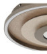 Miles Integrated Led Semi Flush Ceiling Light Matt Champagne Colour 3000-4000-6000K-4