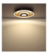 Miles Integrated Led Semi Flush Ceiling Light Matt Champagne Colour 3000-4000-6000K-7