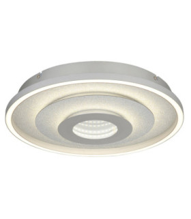 Miles Integrated Led Semi Flush Ceiling Light Silver Colour 3000-4000-6000K-1