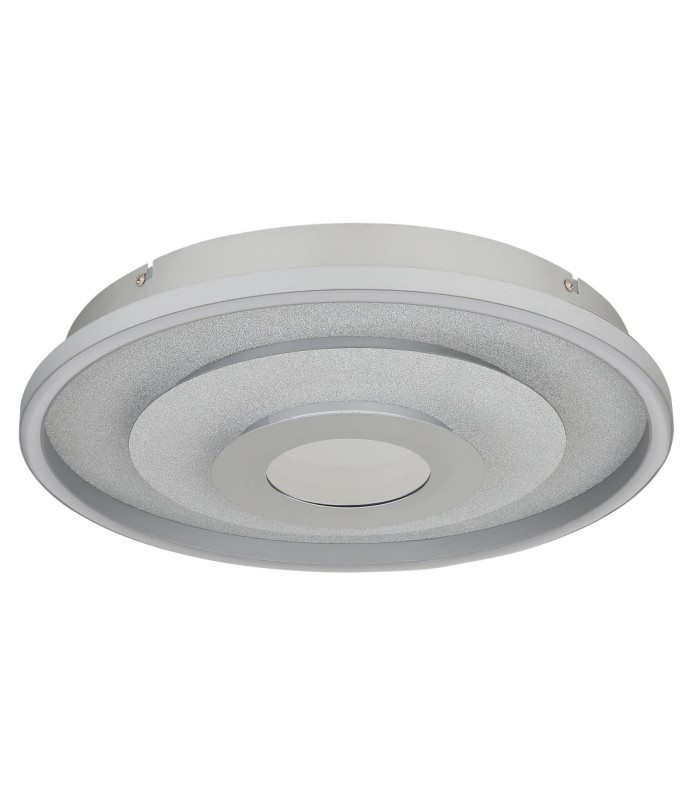 Miles Integrated Led Semi Flush Ceiling Light Silver Colour 3000-4000-6000K-2