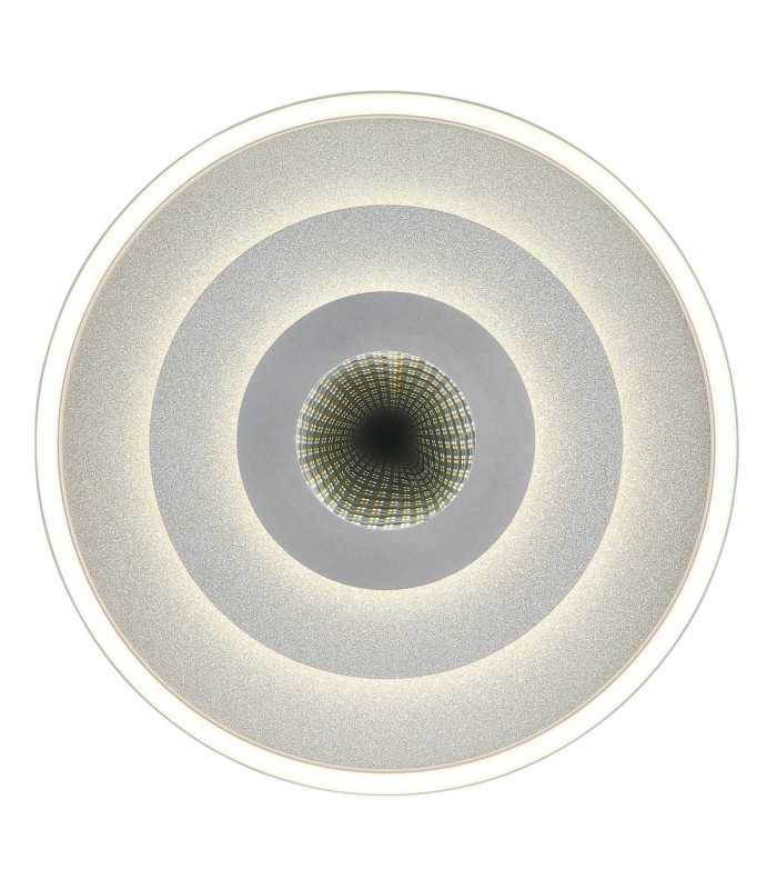 Miles Integrated Led Semi Flush Ceiling Light Silver Colour 3000-4000-6000K-3