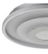 Miles Integrated Led Semi Flush Ceiling Light Silver Colour 3000-4000-6000K-4