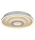 Miles Integrated Led Semi Flush Ceiling Light Silver Colour 3000-4000-6000K-5