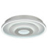 Miles Integrated Led Semi Flush Ceiling Light Silver Colour 3000-4000-6000K-6