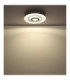 Miles Integrated Led Semi Flush Ceiling Light Silver Colour 3000-4000-6000K-7
