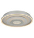Miles Integrated Led Semi Flush Ceiling Light Silver Colour 3000-4000-6000K-10