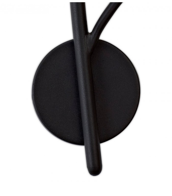 3 Light Wall Lamp, 3 x 3W LED, 3000K, 495lm, Black, Antique Brass - 4