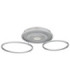 Miles Integrated Led Semi Flush Ceiling Light Silver Colour 2700-6500K-2