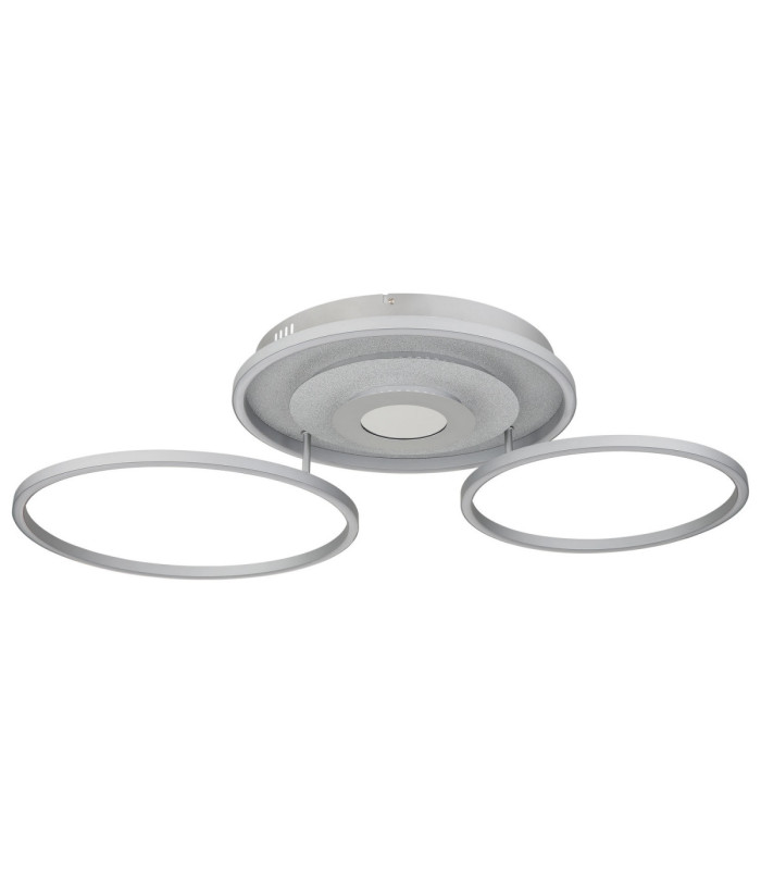Miles Integrated Led Semi Flush Ceiling Light Silver Colour 2700-6500K-2