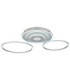 Miles Integrated Led Semi Flush Ceiling Light Silver Colour 2700-6500K-5