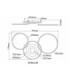Miles Integrated Led Semi Flush Ceiling Light Silver Colour 2700-6500K-11