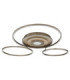 Miles XL Integrated Led Semi Flush Ceiling Light Matt Champagne Colour 2700-6500K-2