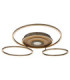 Miles XL Integrated Led Semi Flush Ceiling Light Matt Champagne Colour 2700-6500K-9