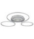 Miles XL Integrated Led Semi Flush Ceiling Light Silver Colour 2700-6500K-2