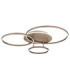 Glintia Integrated Led Semi Flush Ceiling Light Matt Champagne Colour 2700-6500K-6