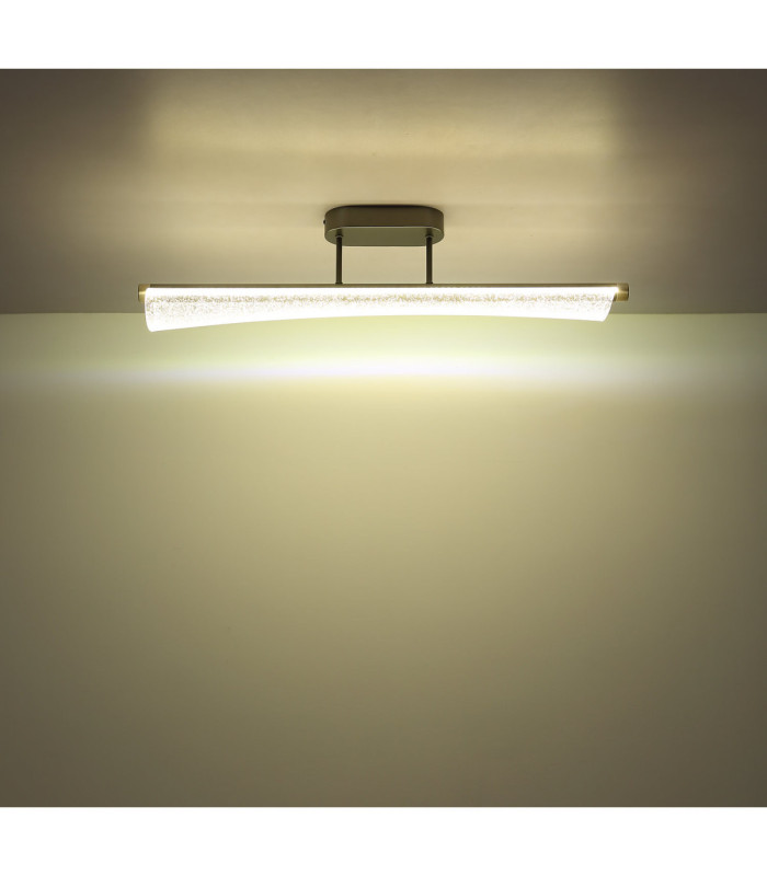 Malinda Integrated Led Semi Flush Ceiling Light Matt Anthracite 2700-4000-6000K-8