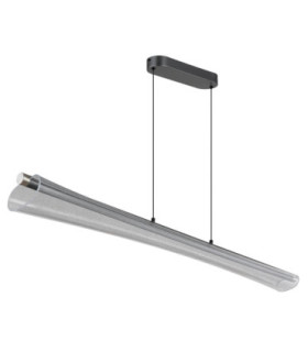 Malinda Integrated LED Bar Pendant Ceiling Light Matt Anthracite 2700-4000-6000K-2