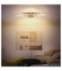 Donte Integrated Led Semi Flush Ceiling Light Matt Silver Colour 3000K-6