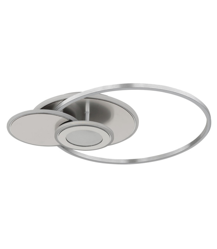 Beltran Integrated Led Semi Flush Ceiling Light Matt Silver Colour 2700-6000K-2