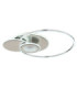 Beltran Integrated Led Semi Flush Ceiling Light Matt Silver Colour 2700-6000K-5