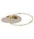 Beltran Integrated Led Semi Flush Ceiling Light Matt Silver Colour 2700-6000K-9