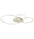 Beltran XL Integrated Led Semi Flush Ceiling Light Matt Silver Colour 2700-6000K-1