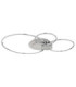 Beltran XL Integrated Led Semi Flush Ceiling Light Matt Silver Colour 2700-6000K-2